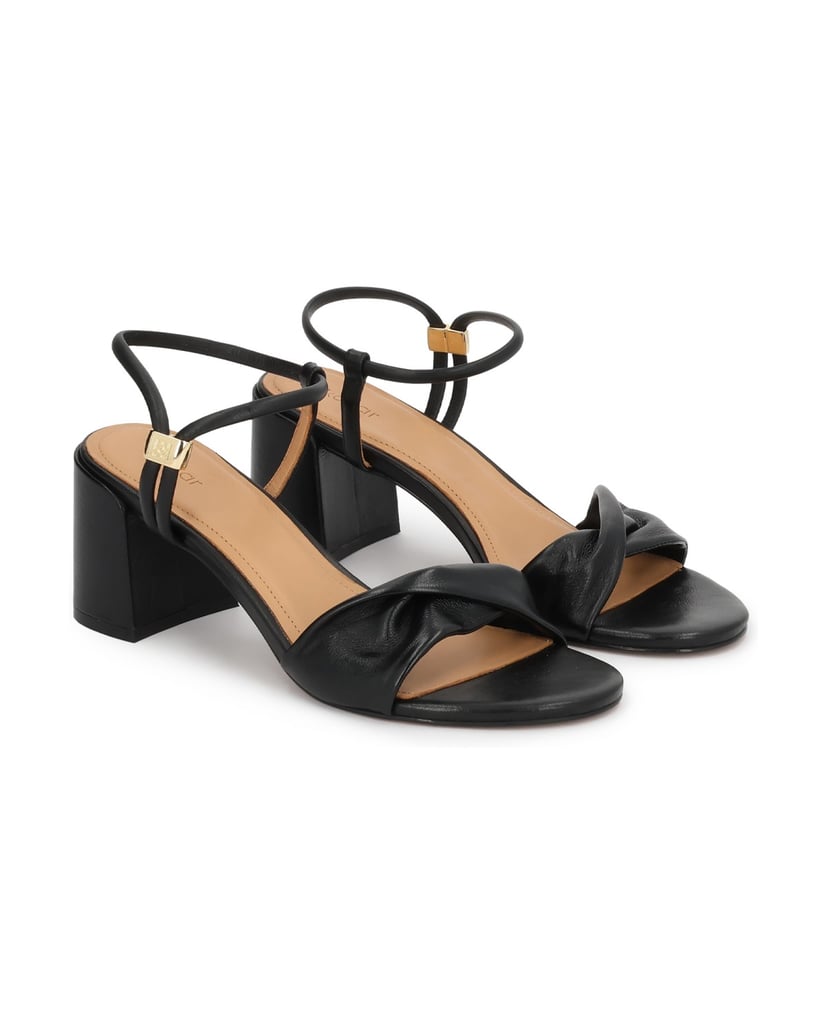Kazar-Schwarze-Leder-Sandalen-schwarz