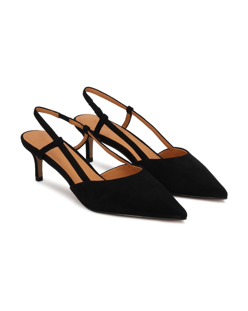 Kazar-Schwarze-Wildlederpumps-mit-offenem-Absatz-schwarz
