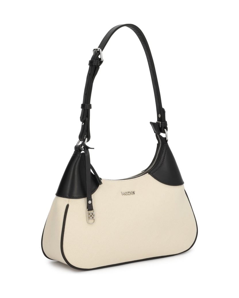 Kazar-Umhängetasche-aus-Stoff-und-Leder-beige