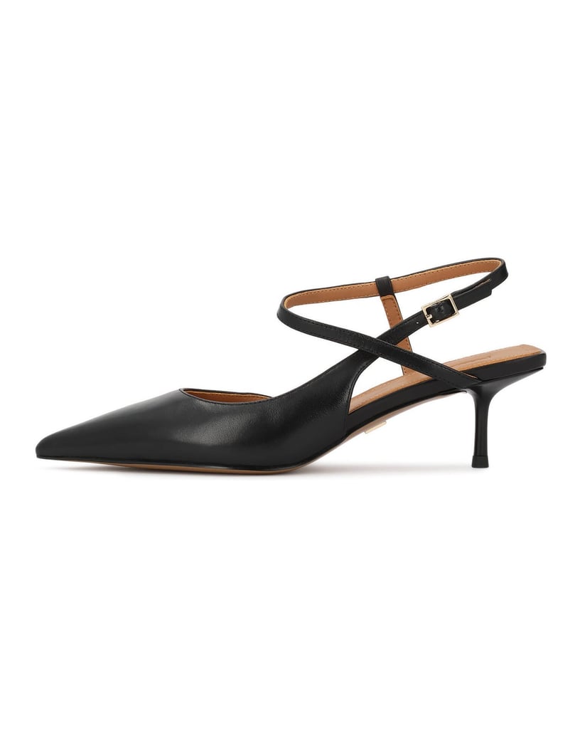 Kazar-Pumps-aus-Leder-mit-offenem-Absatz-schwarz