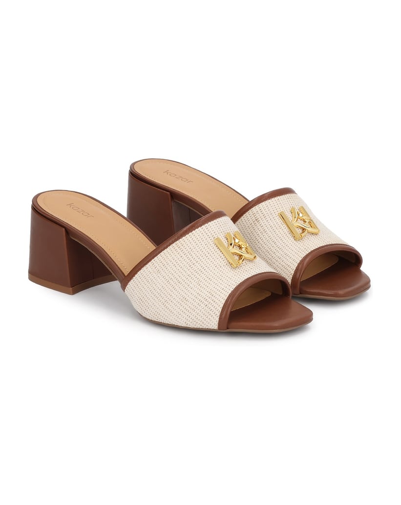 Kazar-Flip-Flops-aus-kombinierten-Materialien-braun