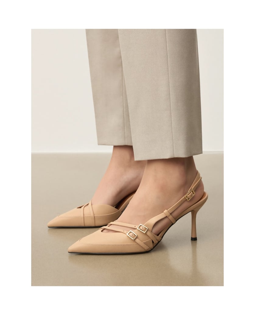 Kazar-Beigefarbene-Pumps-mit-offenen-Absätzen-beige