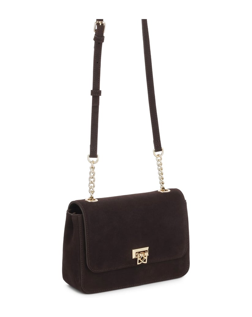 Kazar-Dunkelbraune-Handtasche-mit-Überschlag-dunkelbraun