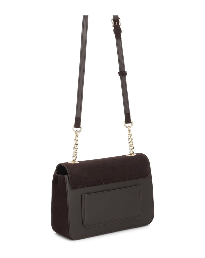 Kazar-Dunkelbraune-Handtasche-mit-Überschlag-dunkelbraun