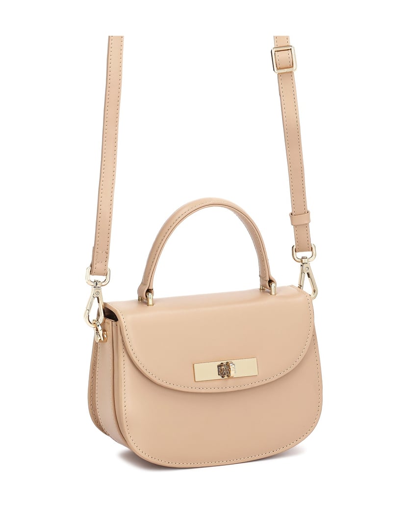 Kazar-Beige-Handtasche-mit-eleganter-Schließe-KAZAR-beige