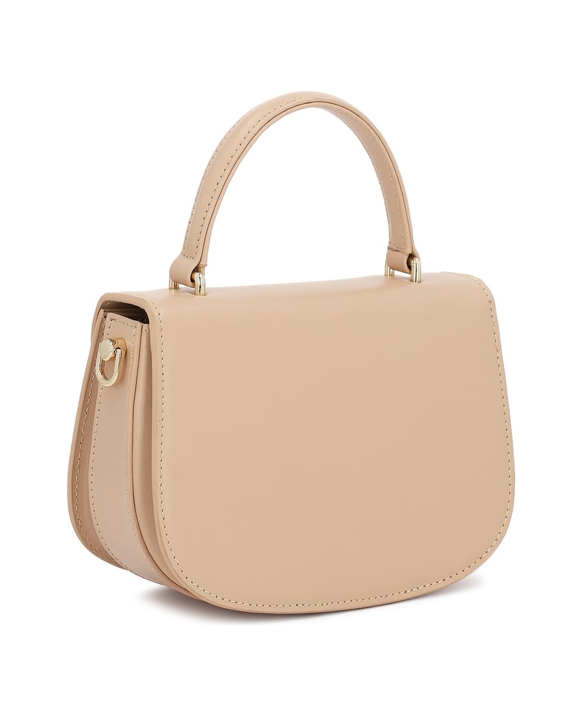 Kazar-Beige-Handtasche-mit-eleganter-Schließe-KAZAR-beige