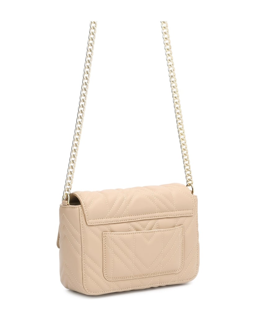 Kazar-Kleine-beige-Handtasche-mit-Steppung-beige
