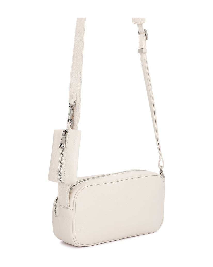 Kazar-Weiße-Lederhandtasche-mit-Etui-weiss