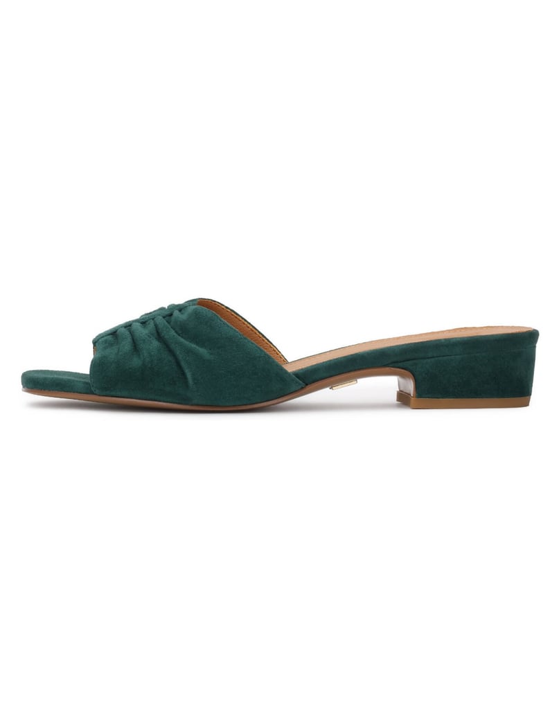 Kazar-Grüne-Wildleder-Flip-Flops-mit-breitem-Absatz-grün