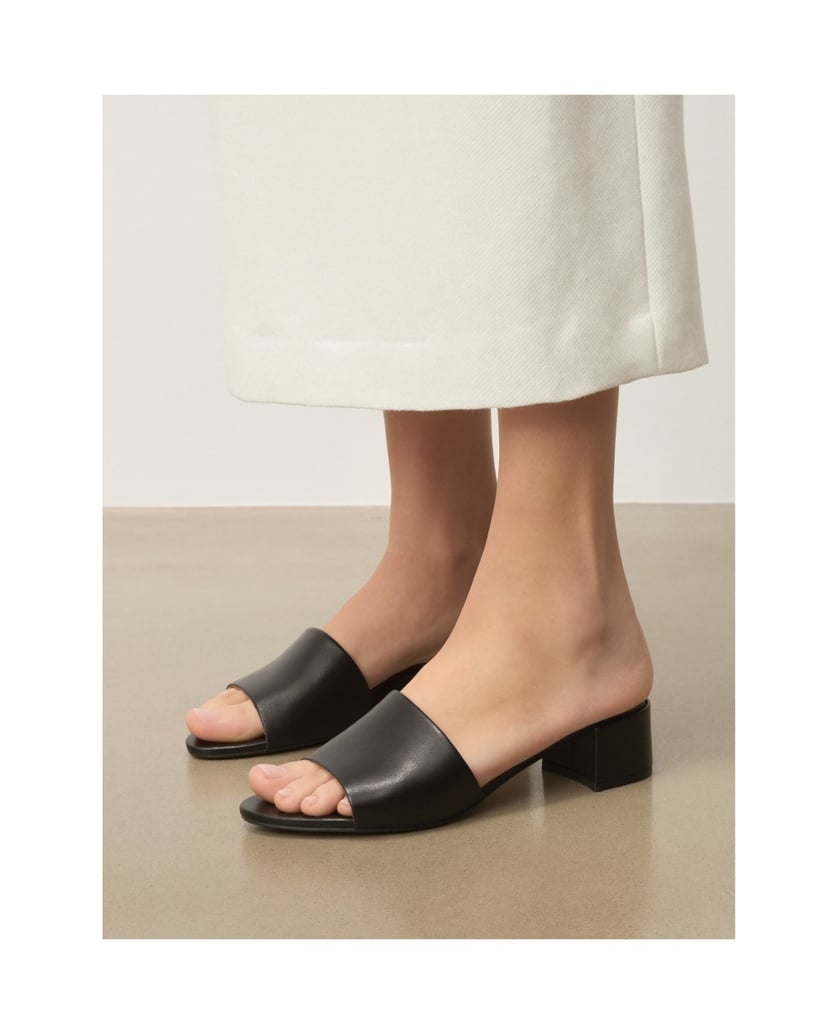 Kazar-Schwarze-Leder-Flip-Flops-mit-breitem-Absatz-schwarz
