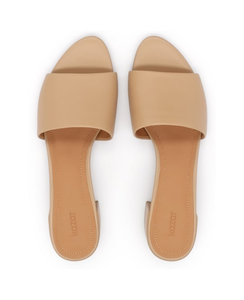 Kazar-Beigefarbene-Leder-Flip-Flops-mit-breitem-Absatz-beige