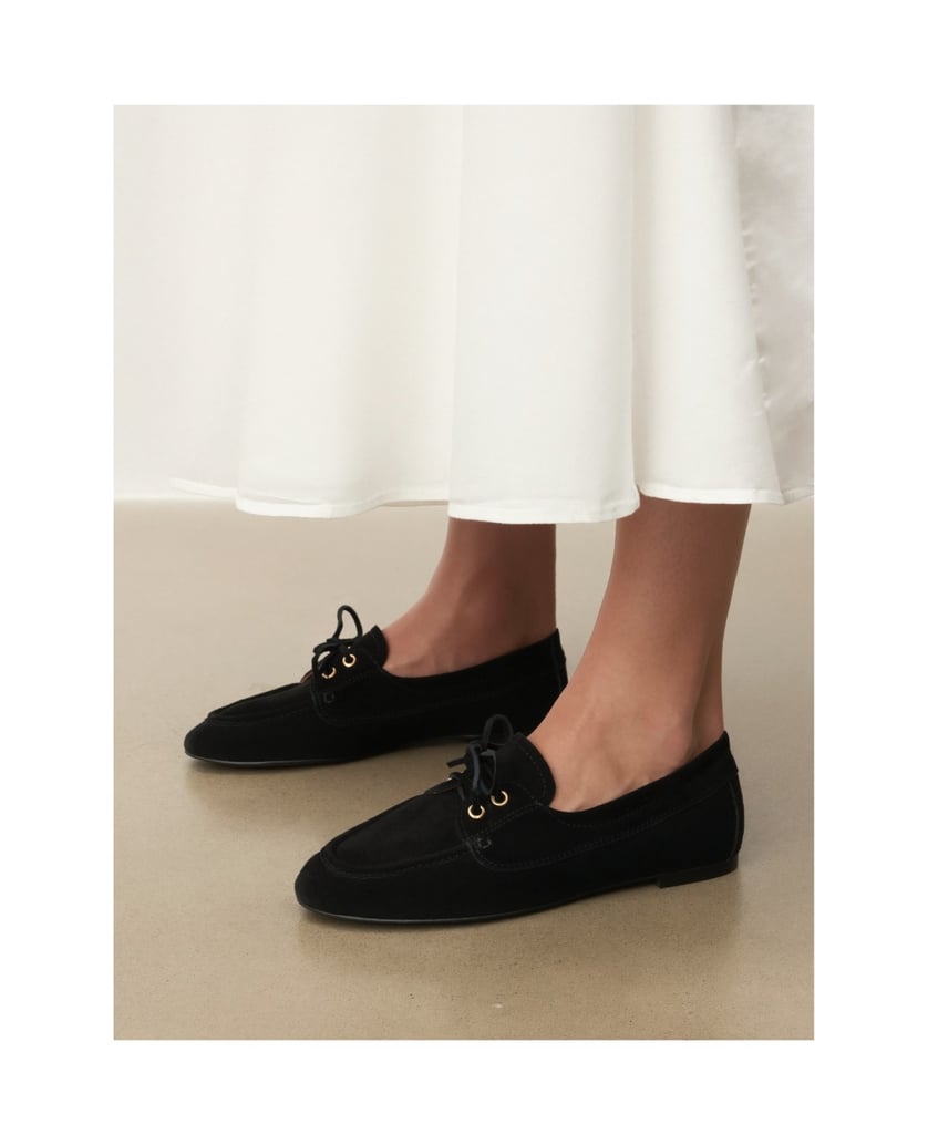 Kazar-Halbschuhe-aus-schwarzem-Wildleder-zum-Schnüren-schwarz