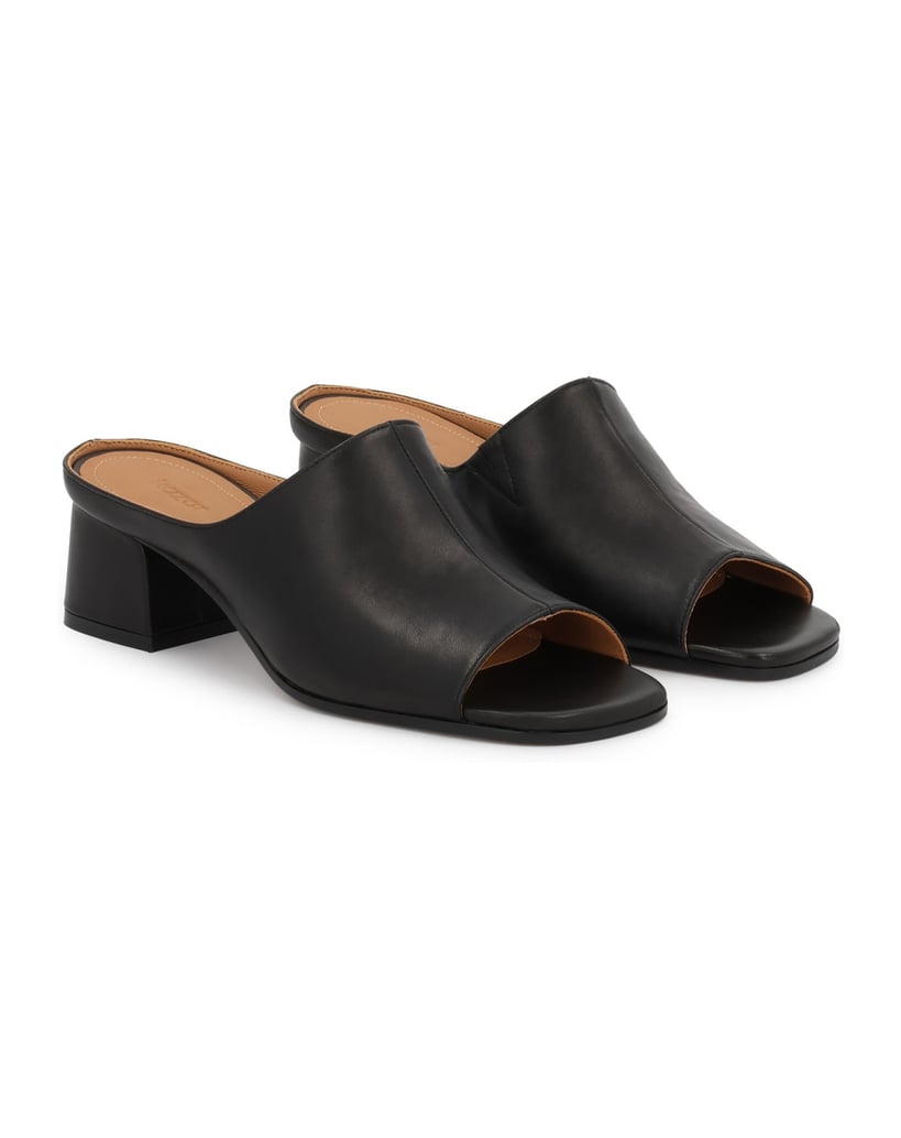 Kazar-Schwarze-Leder-Flip-Flops-mit-breitem-Absatz-schwarz