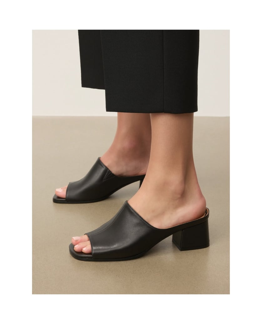 Kazar-Schwarze-Leder-Flip-Flops-mit-breitem-Absatz-schwarz