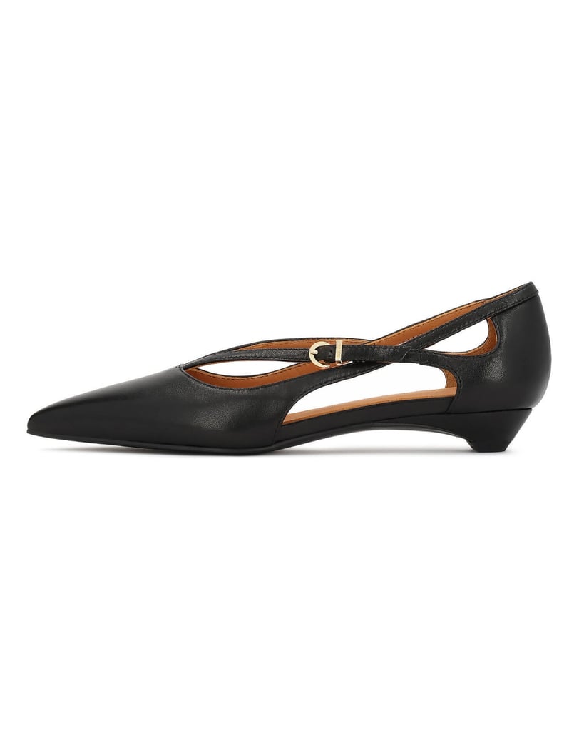 Kazar-Schwarze-Lederpumps-mit-Riemchen-schwarz