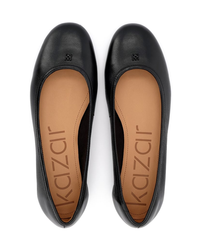 Kazar-Klassische-schwarze-Lederballerinas-schwarz