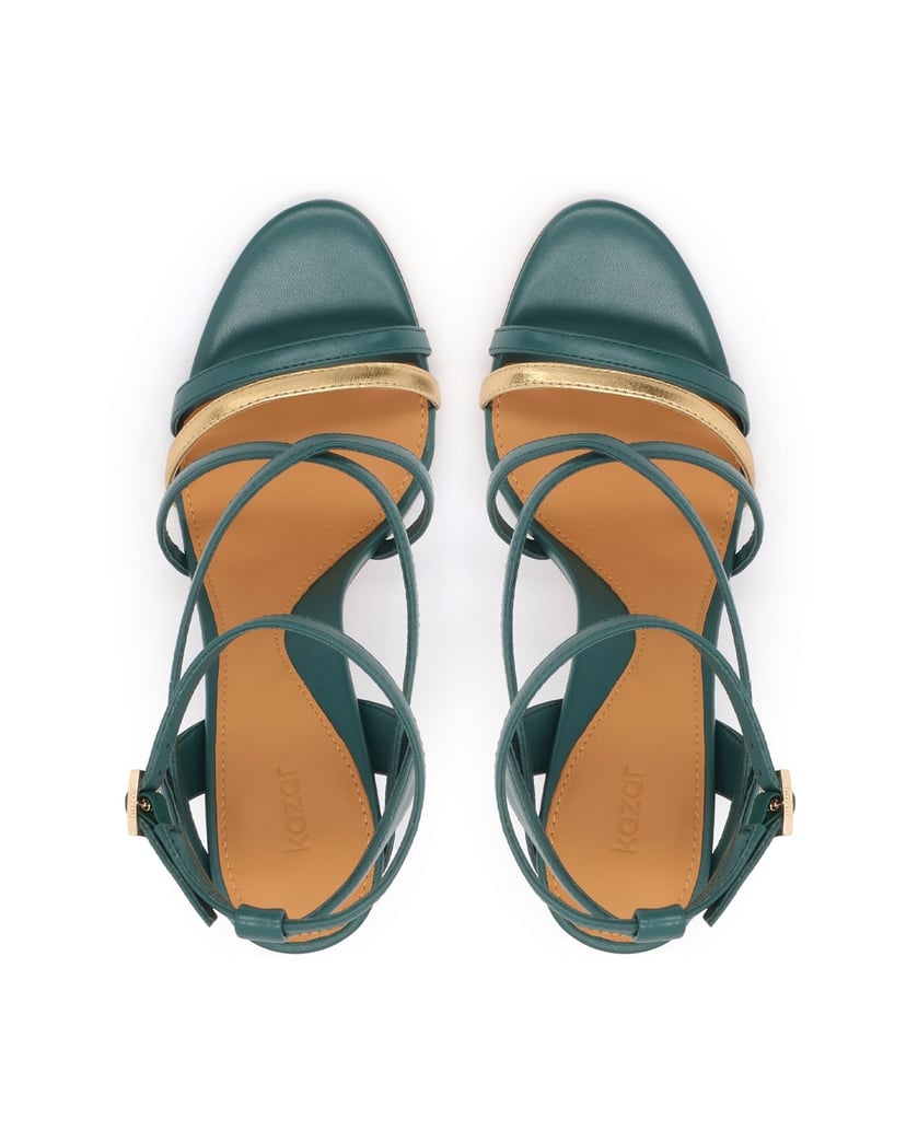 Kazar-Ledersandalen-in-einer-einzigartigen-Farbe-grün