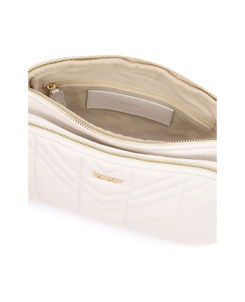 Kazar-Urban-Leder-Crossbody-Taschen-weiss