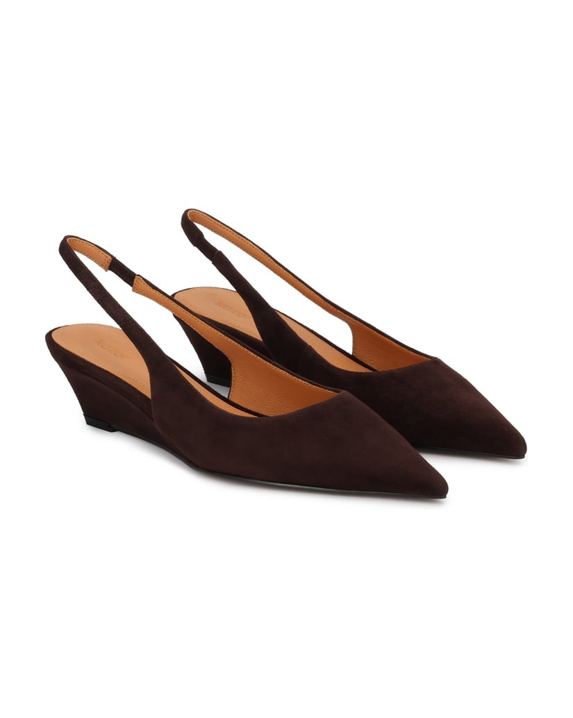 Kazar-Slingback-Pumps-auf-einem-Plateauabsatz-dunkelbraun