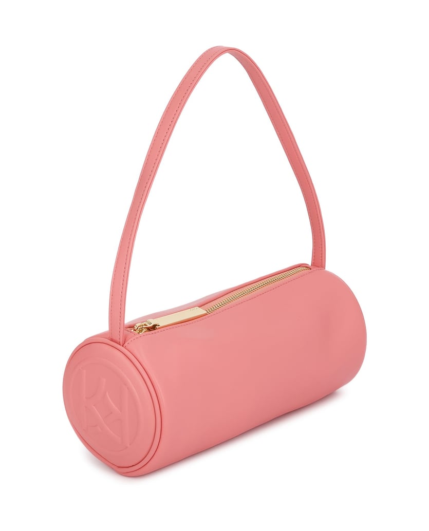 Kazar-Zylindrische-rosa-Gürtelhandtasche-pink