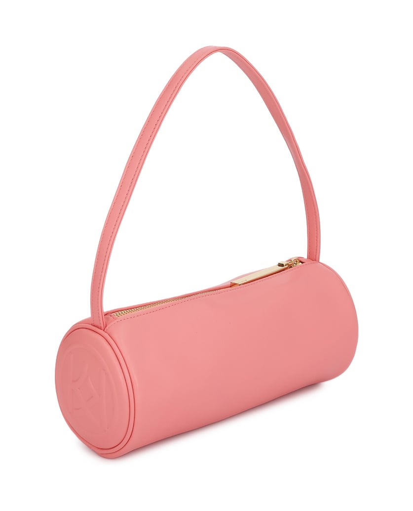 Kazar-Zylindrische-rosa-Gürtelhandtasche-pink