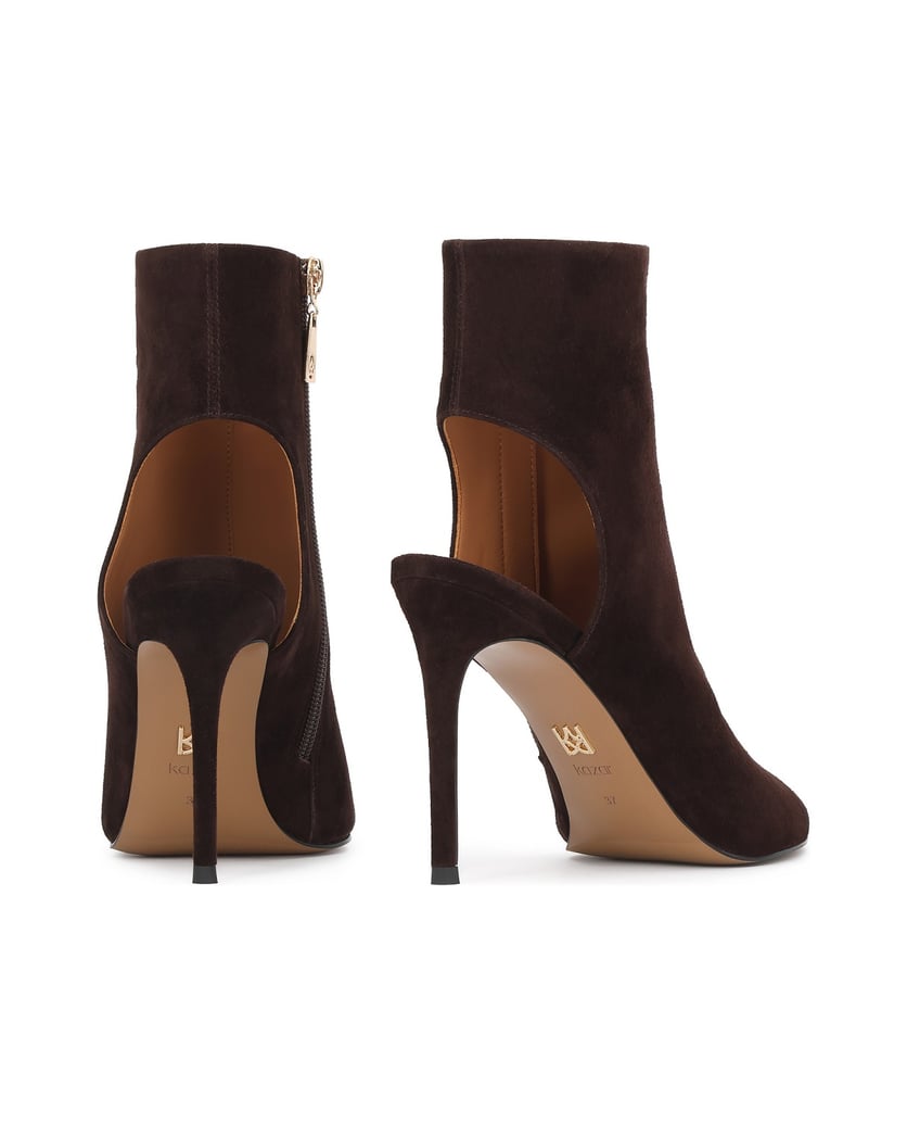Kazar-Dunkelbraune-Peep-Toe-Stiefel-mit-schlankem-Stilettoabsatz-dunkelbraun