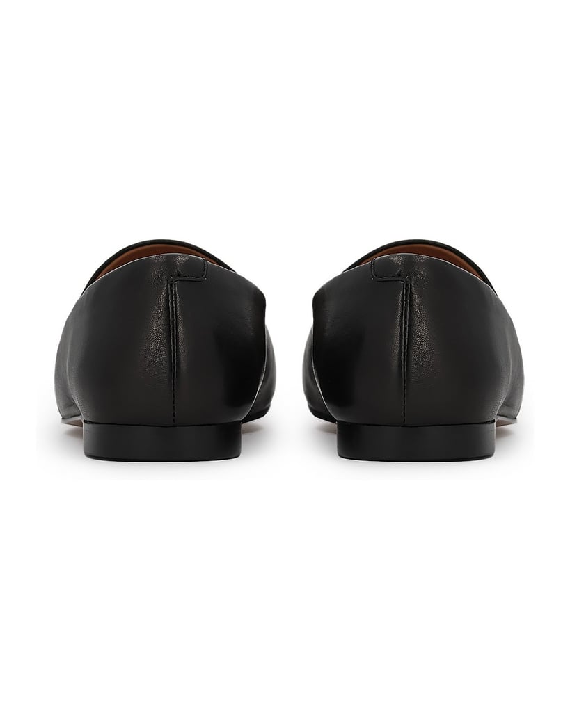 Kazar-Weiche-schwarze-Lederhalbschuhe-schwarz