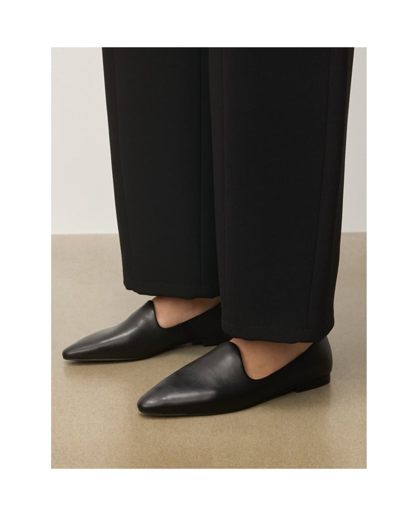 Kazar-Weiche-schwarze-Lederhalbschuhe-schwarz