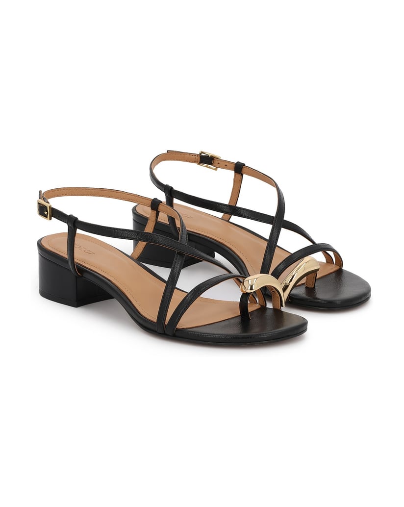 Kazar-Niedrige-schwarze-Sandalen-mit-Schmuckverzierung-schwarz