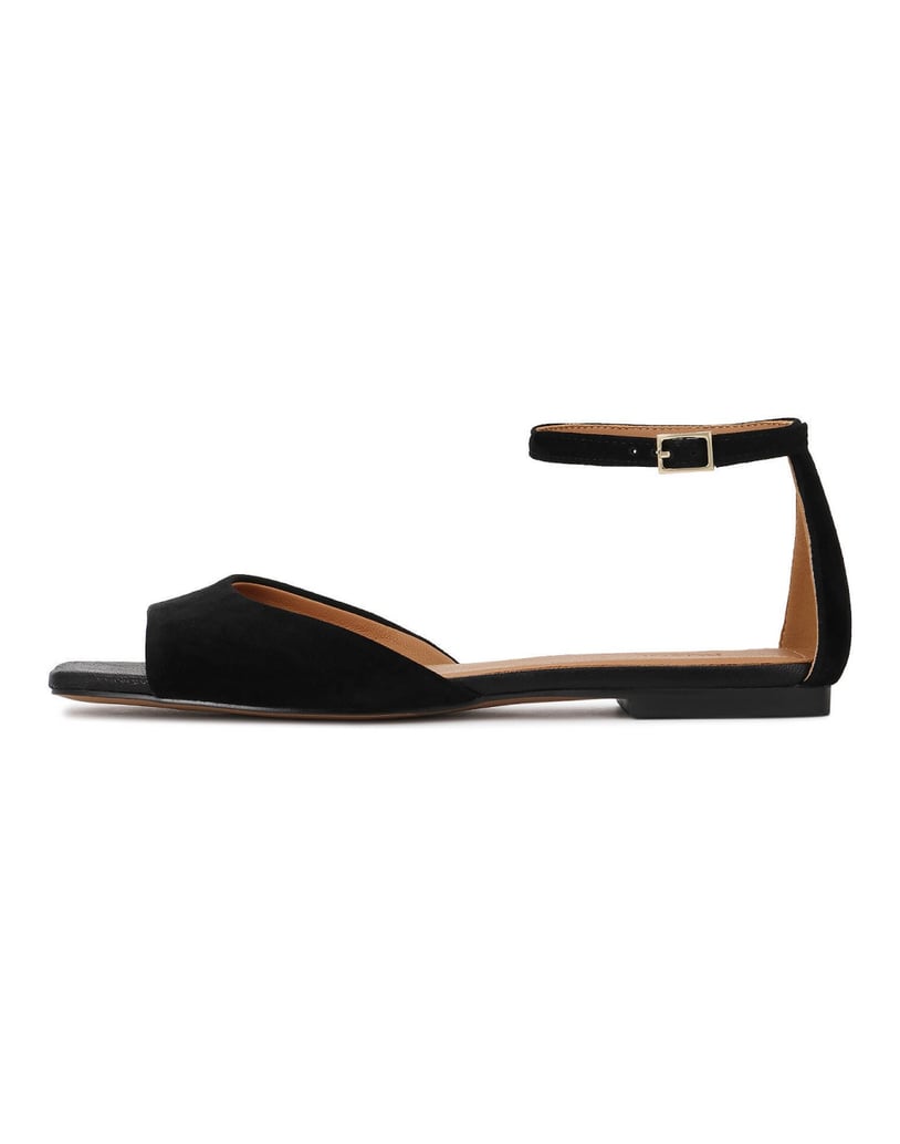 Kazar-Schwarze-Wildleder-Sandalen-mit-Riemen-um-den-Knöchel-schwarz