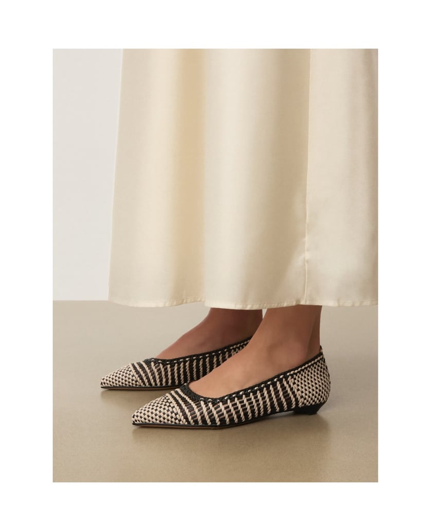 Kazar-Elegante-geflochtene-Lederpumps-in-Schwarz-und-Beige-beige