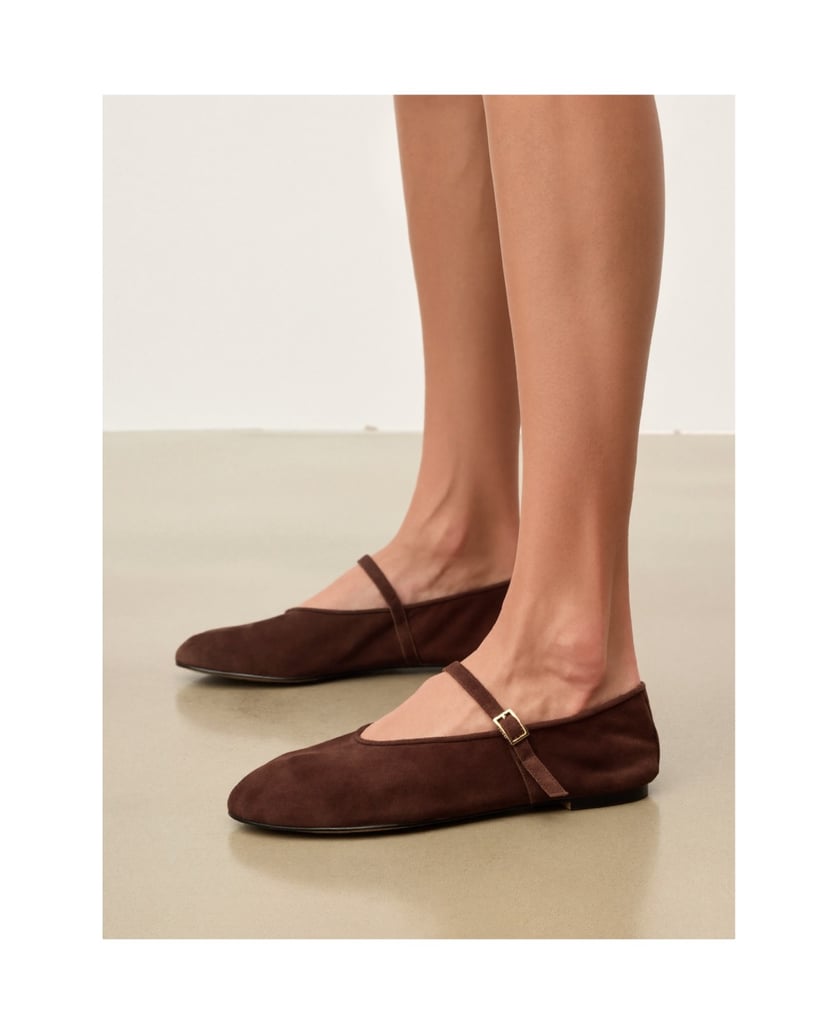 Kazar-Braune-Wildlederballerinas-mit-Riemen-braun