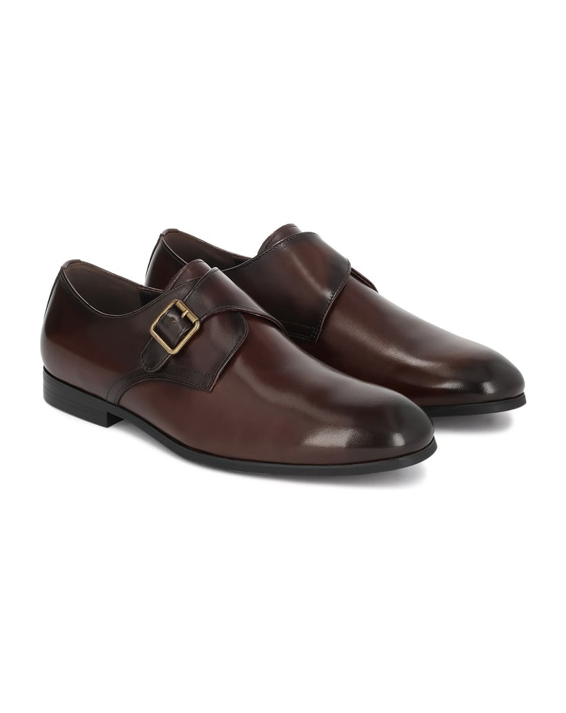 Kazar-Braune-Herren-Halbschuhe-aus-Leder-von-Monki-braun