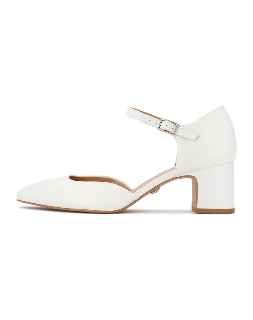Kazar-Hochzeitspumps-aus-Leder-weiss