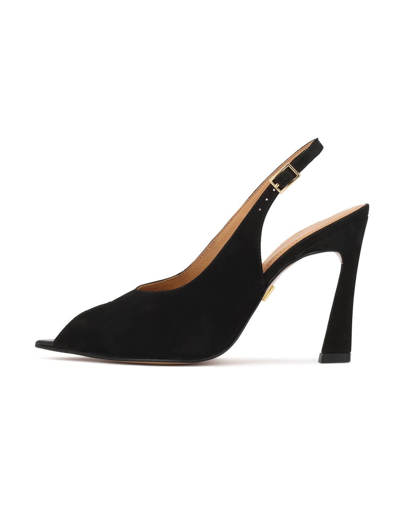 Kazar-Peep-Toe-Pumps-aus-Wildleder-schwarz