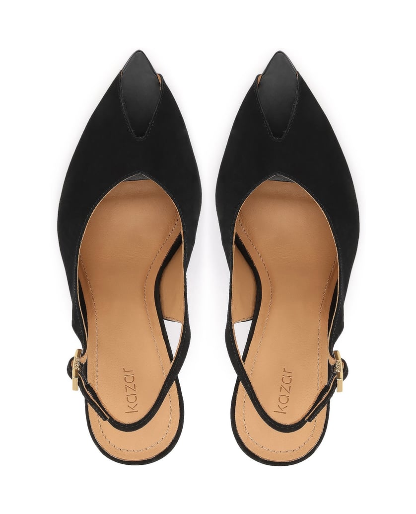 Kazar-Peep-Toe-Pumps-aus-Wildleder-schwarz