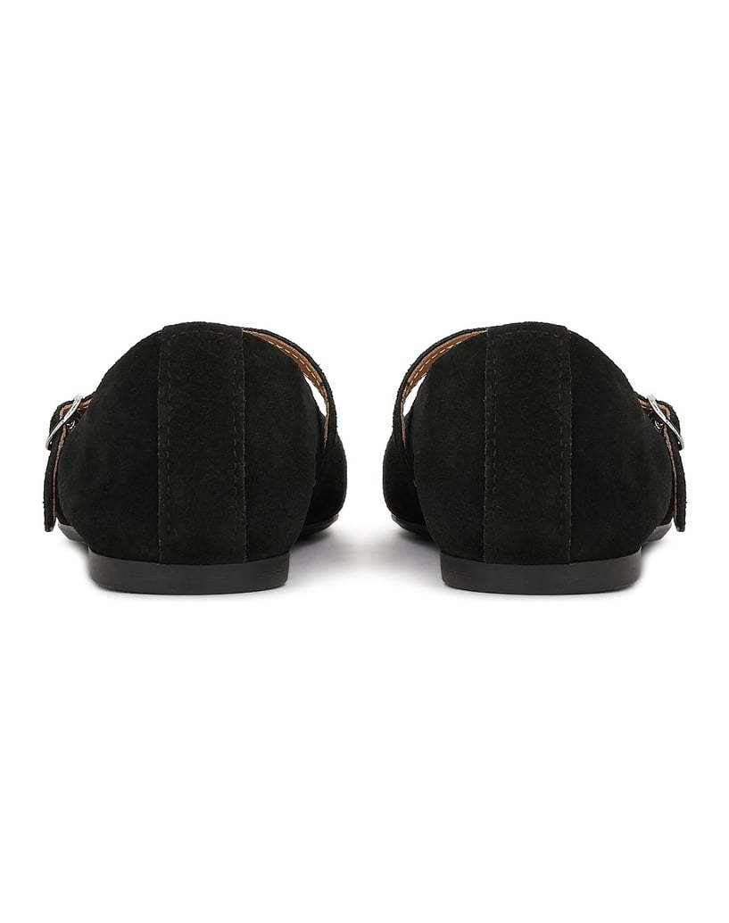 Kazar-Riemchen-Ballerinas-aus-Wildleder-schwarz