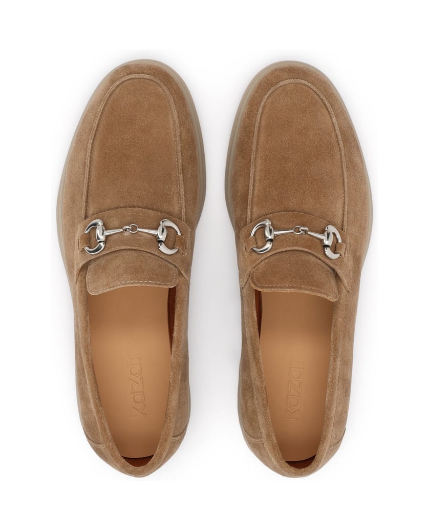 Kazar-Beigefarbene-Slipper-mit-Metallstäbchen-Verzierung-camel
