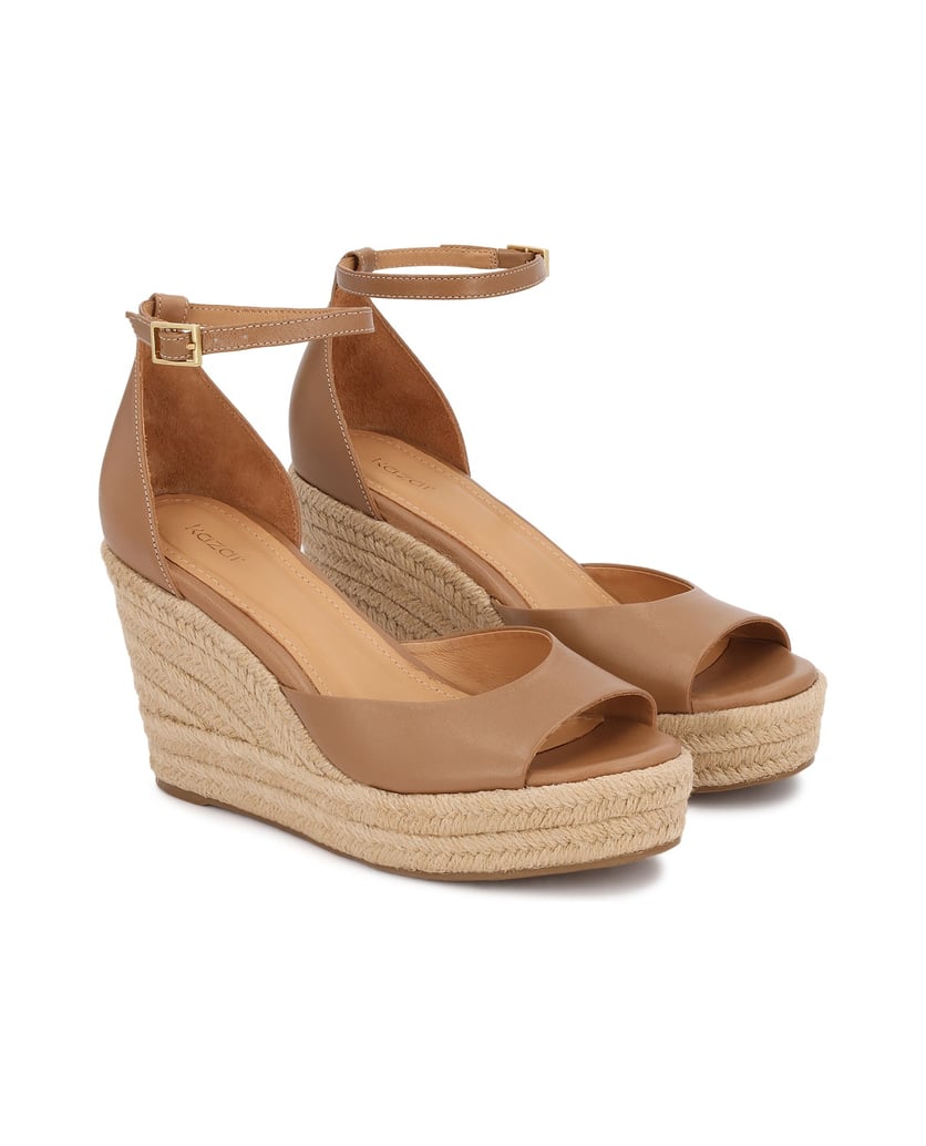Kazar-Braune-Sandalen-mit-einem-Anker,-der-mit-einer-Schnur-verziert-ist-camel