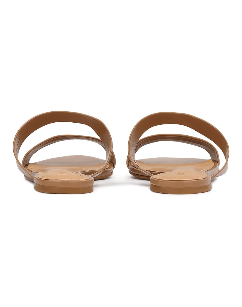 Kazar-Hellbraune-Flip-Flops-mit-zwei-Riemen-camel