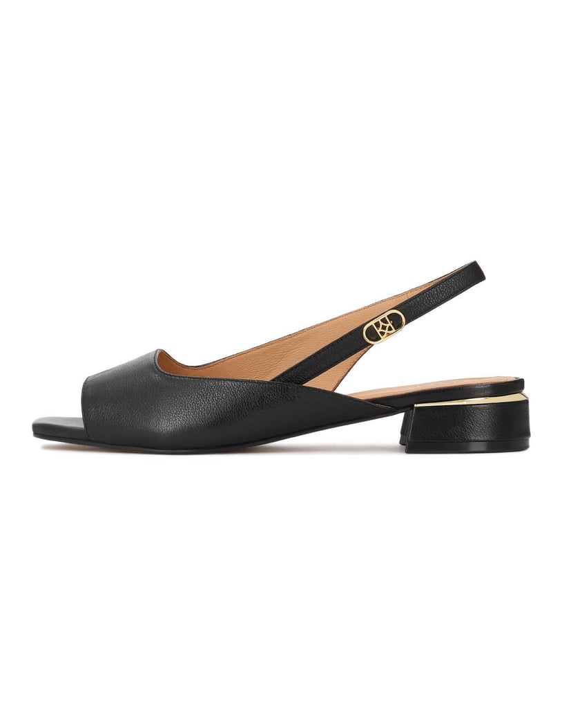 Kazar-Klassische-schwarze-Sandalen-mit-goldenen-Akzenten-schwarz
