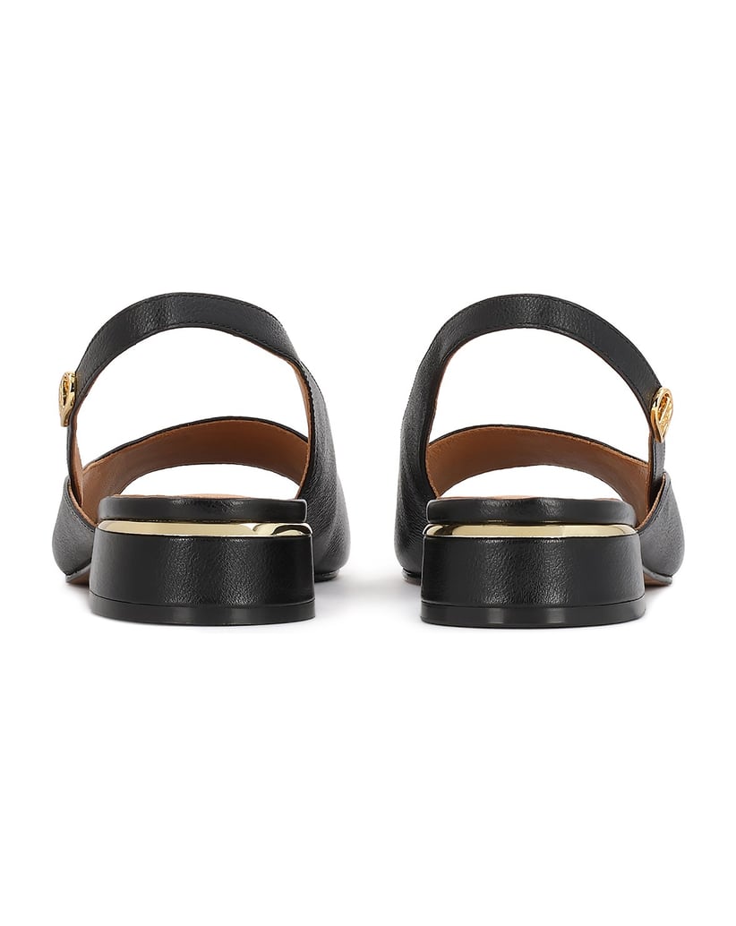 Kazar-Klassische-schwarze-Sandalen-mit-goldenen-Akzenten-schwarz
