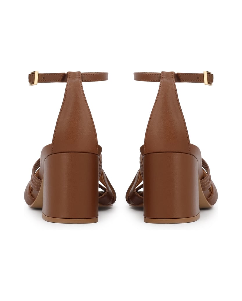 Kazar-Braune-Sandalen-mit-breitem-Absatz-braun