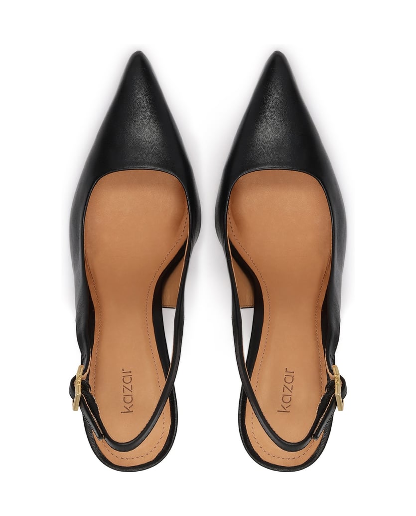 Kazar-Schwarze-Slingback-Pumps-aus-Leder-schwarz