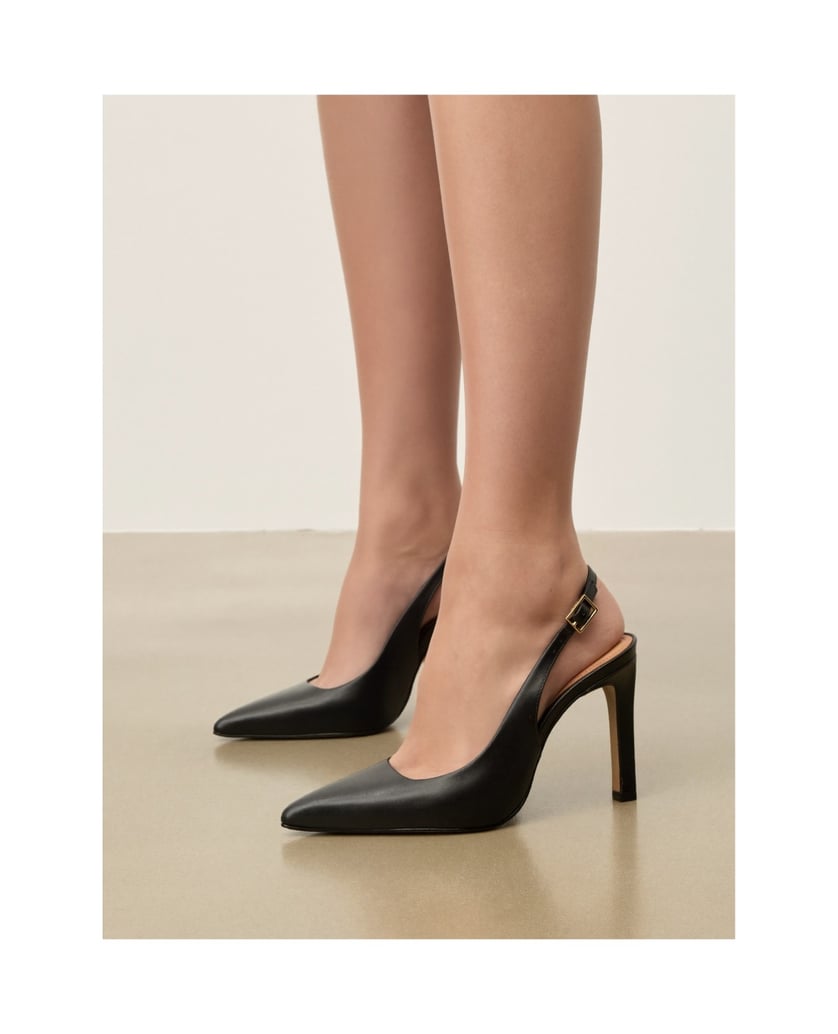 Kazar-Schwarze-Slingback-Pumps-aus-Leder-schwarz
