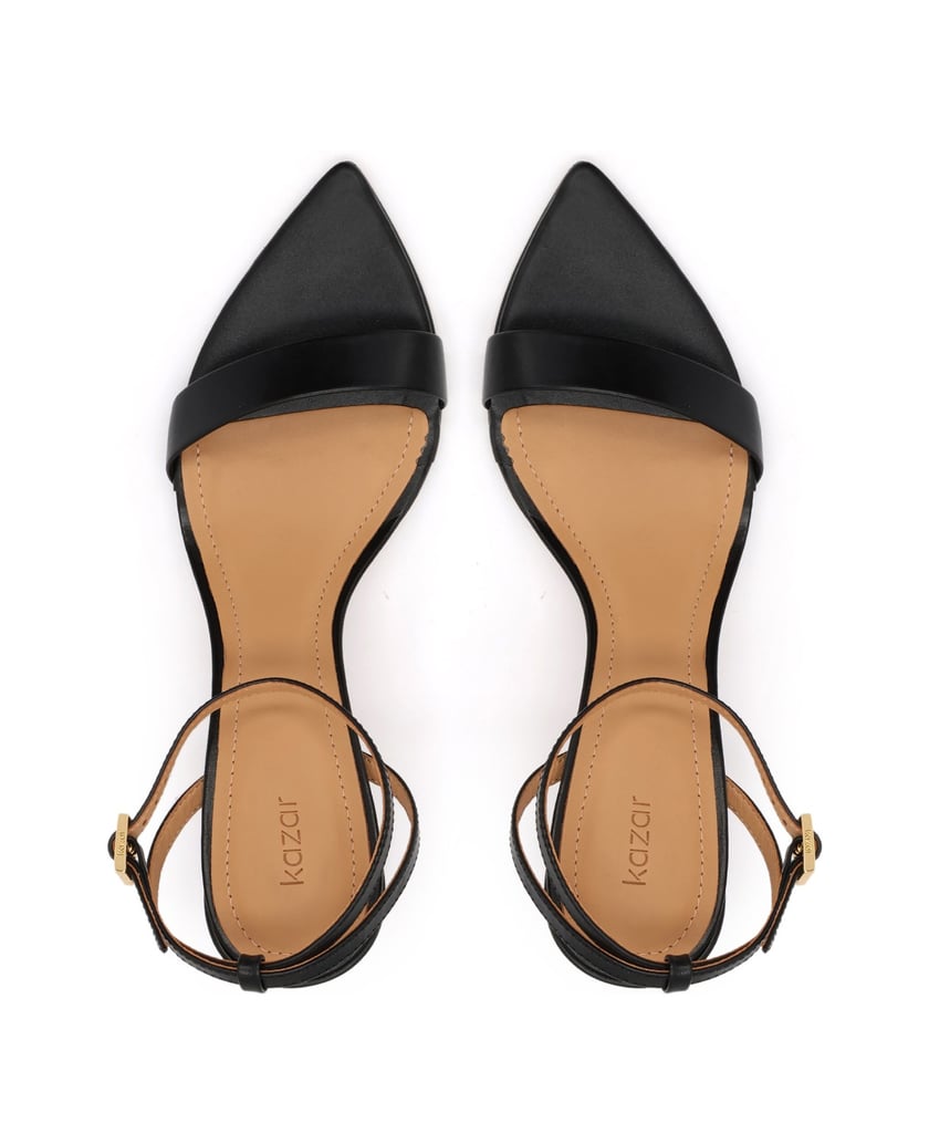 Kazar-Schwarze-Sandalen-mit-spitzen-Zehen-schwarz