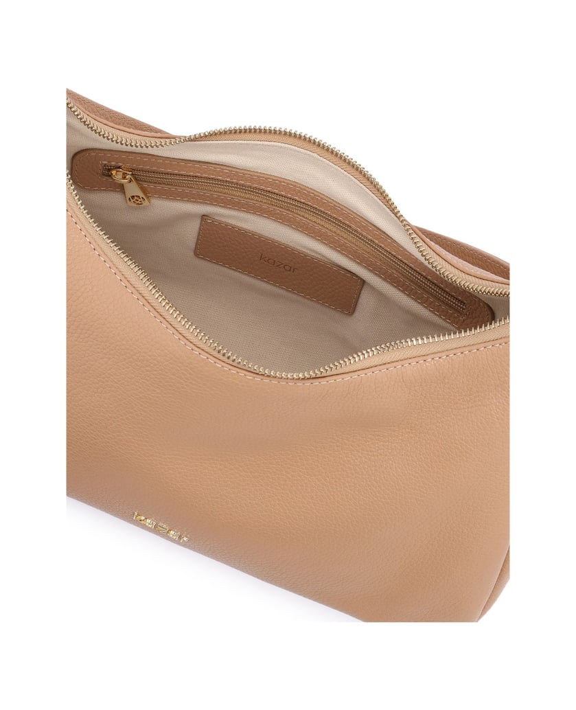 Kazar-Umhängetasche-aus-Leder-in-hellbrauner-Farbe-camel
