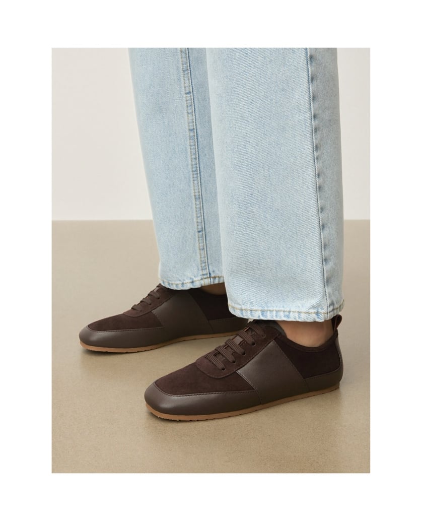 Kazar-Braune-Turnschuhe-aus-Wildleder-und-Leder-braun