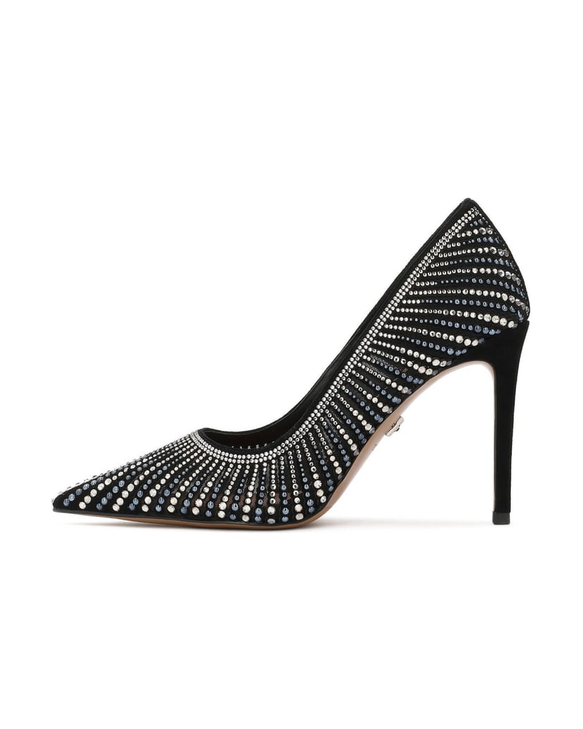 Kazar-Pumps-im-Glamour-Stil-mit-Strasssteinen-verziert-schwarz