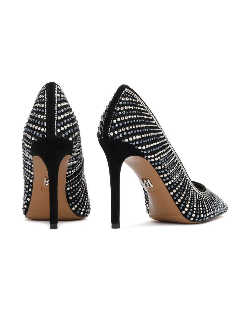 Kazar-Pumps-im-Glamour-Stil-mit-Strasssteinen-verziert-schwarz